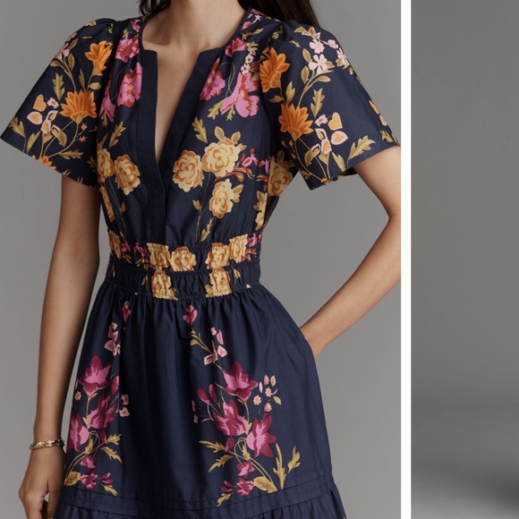 Anthropologie Somerset Multicolor Paisley Maxi Dress NWOT - Picture 5 of 5